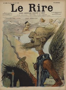 Paul Deroulede, illustrasjon for Le Rire av Charles Leandre