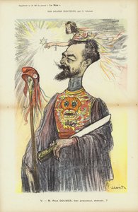 Paul Doumer, fransk politiker, illustrasjon for Le Rire