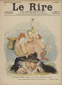 Dronning Victoria, illustrasjon for Le Rire