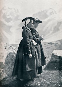 To sveitsiske kvinner, 1912 av Charles Lefebure