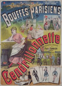 Plakat som reklamerer for operetten 
