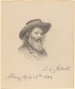 Portrett av kunstneren Asa W. Twitchell av Charles Loring Elliott