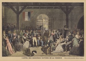 Kaller ut de siste ofrene for terrorregimet i fengselet i Saint-LazareLappel des dernieres victimes de la Terreur