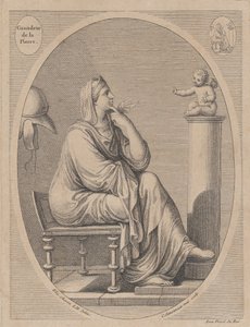 Grandeur de la pierre, etter Eliz. Cheron, 1665-1728.