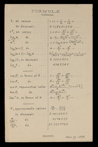 Formler, Oxford av Charles Lutwidge Dodgson
