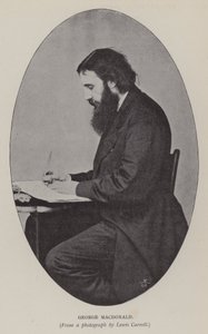 George Macdonald (s/hvitt bilde) av Charles Lutwidge Dodgson