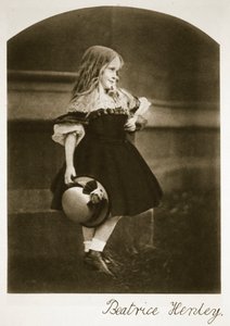 Beatrice Henley, september 1862 (sepia-bilde) av Charles Lutwidge Dodgson