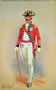 Sir William Howe, øverstkommanderende for den britiske hæren (1776–78) i full kjole demontert