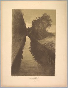 Suite of Landscapes: Landscape, Plate 1, Note, A Fish, 1892-1893.