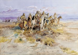 Indian Scouting Party, 1897 av Charles Marion Russell