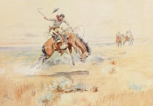 The Bronco Buster, 1894 av Charles Marion Russell