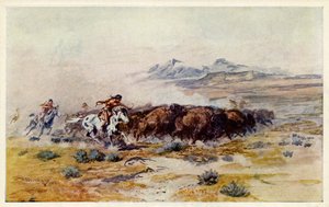 Bøffeljakten av C. M. Russell