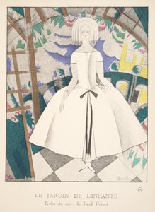 The Garden of the Infanta, fra en samling av moteplater, 1920 (stensiltrykk) av Charles Martin