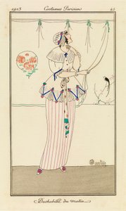 Tallerken 45 fra 'Parisian Costumes' av Charles Martin