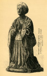 The Virgin Annunciate, marmorstatue, 1519, 1881. av Charles Martin Hodges