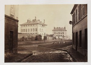 Barriere dItalie, fra rue Gerard, Paris, 1858-78 av Charles Marville
