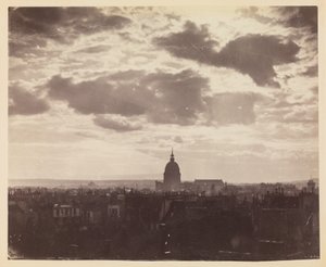 Skyetyd over Paris av Charles Marville