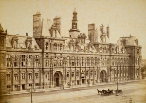 Rådhuset, Paris av Charles Marville