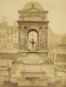 Fasaden på De uskyldiges fontene, Paris av Charles Marville