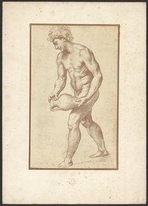 [Mann med vase av Raphaël] av Charles Marville