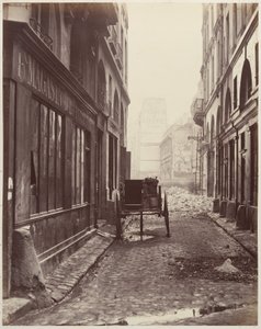 Rue Estienne, fra Rue Boucher av Charles Marville