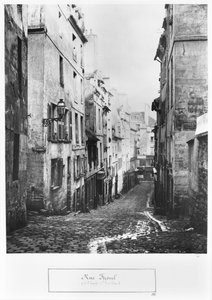 Rue Fresnel, fra blindveien til Versailles, Paris, 1858-78