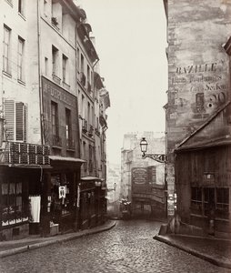 Rue de la Montagne-Sainte-Geneviève nær krysset mellom Rue LaPlace..., 186569. av Charles Marville