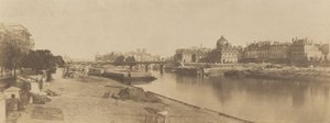 Seinen fra Pont du Carrousel ser mot Notre Dame, 1853. av Charles Marville