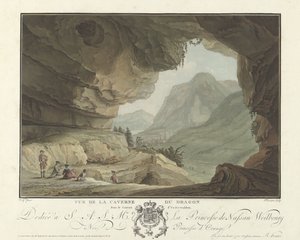 Utsikt over et landskap fra Cave of the Dragon Vue de la Caverne du Dragon dans le Canton d