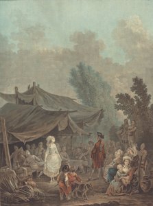 Noce de Village Village Wedding, 1785. av Charles Melchior Descourtis
