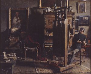 Studioet til maleren Jules Lambeaux