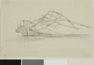 En New Zealand-float av Charles Meryon