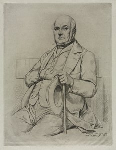 Casimir Le Conte, 1856. av Charles Meryon