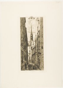 Chantrey Street, Paris av Charles Meryon