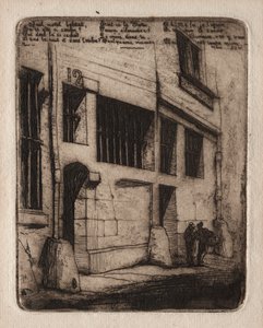 Etchings of Paris: The Street of the Bad Boys av Charles Meryon