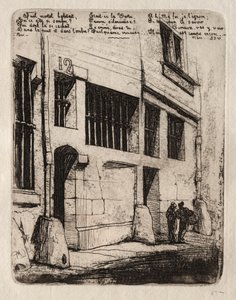 Etchings of Paris: The Street of the Bad Boys av Charles Meryon