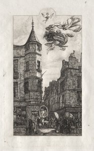 Etsninger av Paris: Turret, rue de l