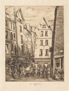 Rue Pirouette ved markedshallene, Paris
