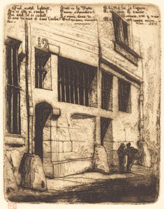 The Street of the Bad Boys, Paris (The Street of the Bad Boys) av Charles Meryon