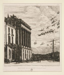 Le Ministre de la Marine (Sjøforsvarsdepartementet) av Charles Meryon