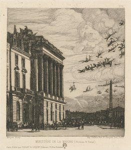 Sjøforsvarsdepartementet, Paris (Admiralitetet, Paris) av Charles Meryon
