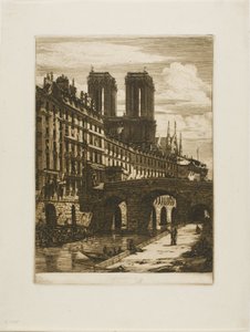 Den lille broen, Paris av Charles Meryon