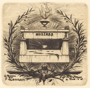 Molières grav, på Père-Lachaise kirkegård, Paris