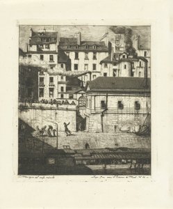 Likhus ved Seinen i Paris La Morgue Eaux-Fortes sur Paris (serietittel)