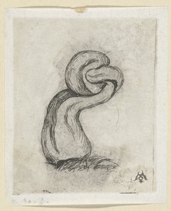 Misformde paddestoel (Cryptogamae) Malingre-kryptospillet av Charles Meryon