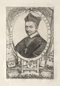 Pierre Nivelle, biskop av Luçon av Charles Meryon