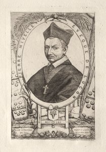 Pierre Nivelle, biskop av Luçon av Charles Meryon