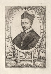 Pierre Nivelle, biskop av Luzon, 1861. av Charles Meryon