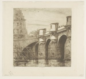 Pont Neuf, Paris av Charles Meryon