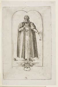 Portrett av François Viete av Charles Meryon